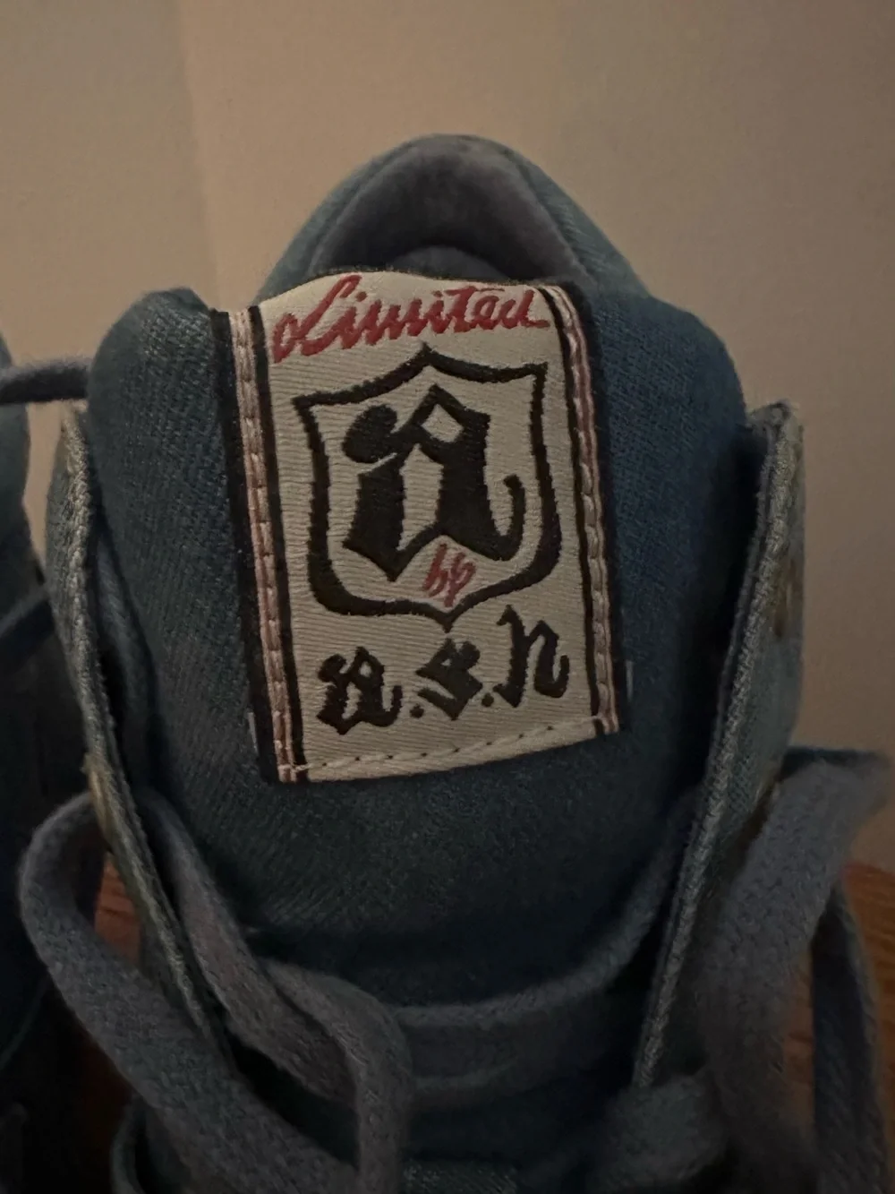 Women's Size 10 US Bowie Denim Wedge Sneakers